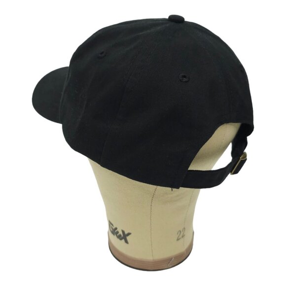 Crazy Cat Grooming Embroidered Logo Tuck Strap Cap Trucker Baseball Black Hat - Picture 12 of 13